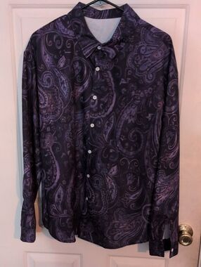 Women's Dark Purple Country Western Style Shirt
